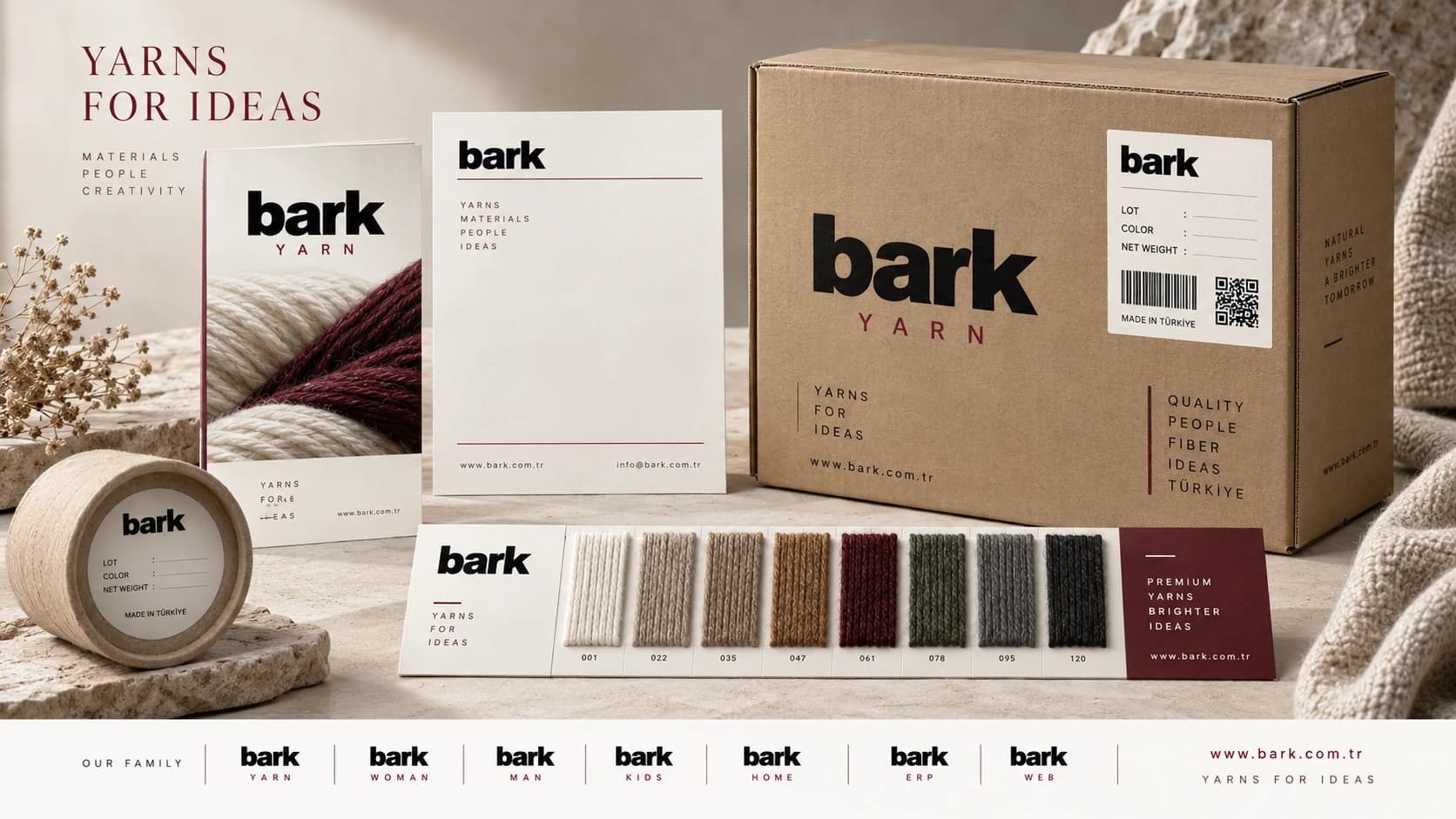 Bark identity and packaging