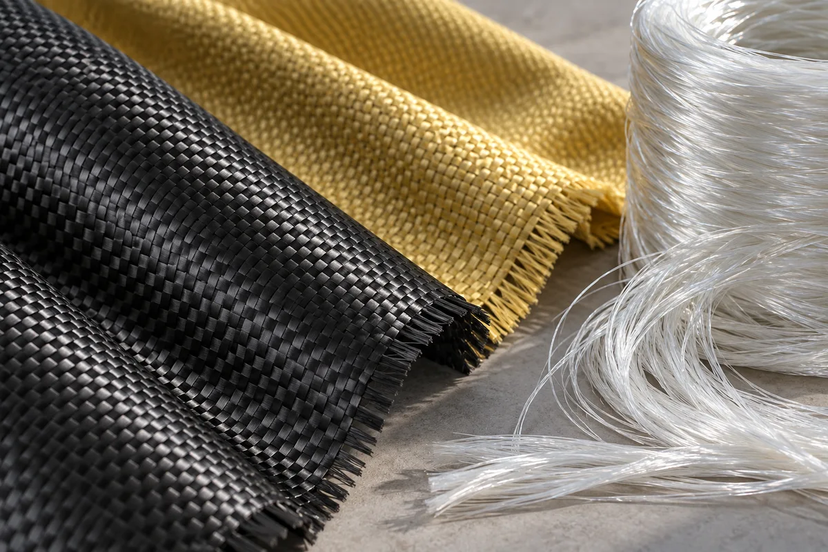 Teknik elyaf türleri: aramid, karbon, cam ve poliolefinler